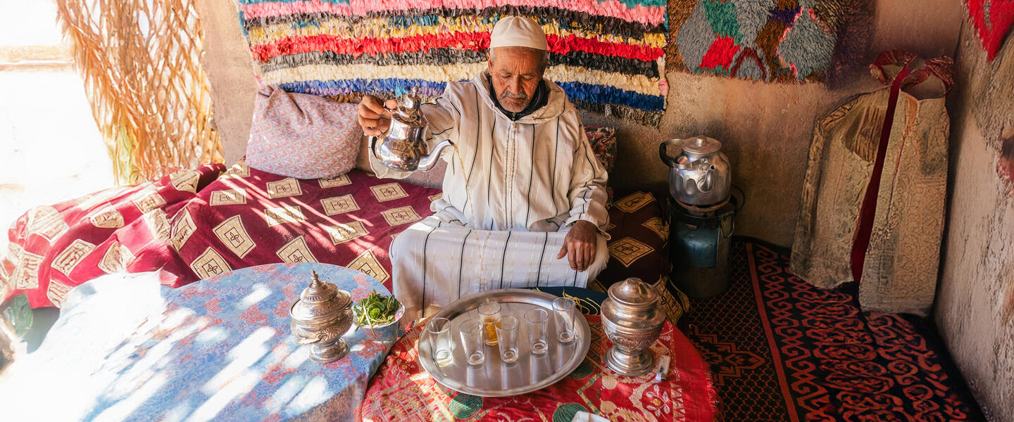 Marokkanische Teekultur